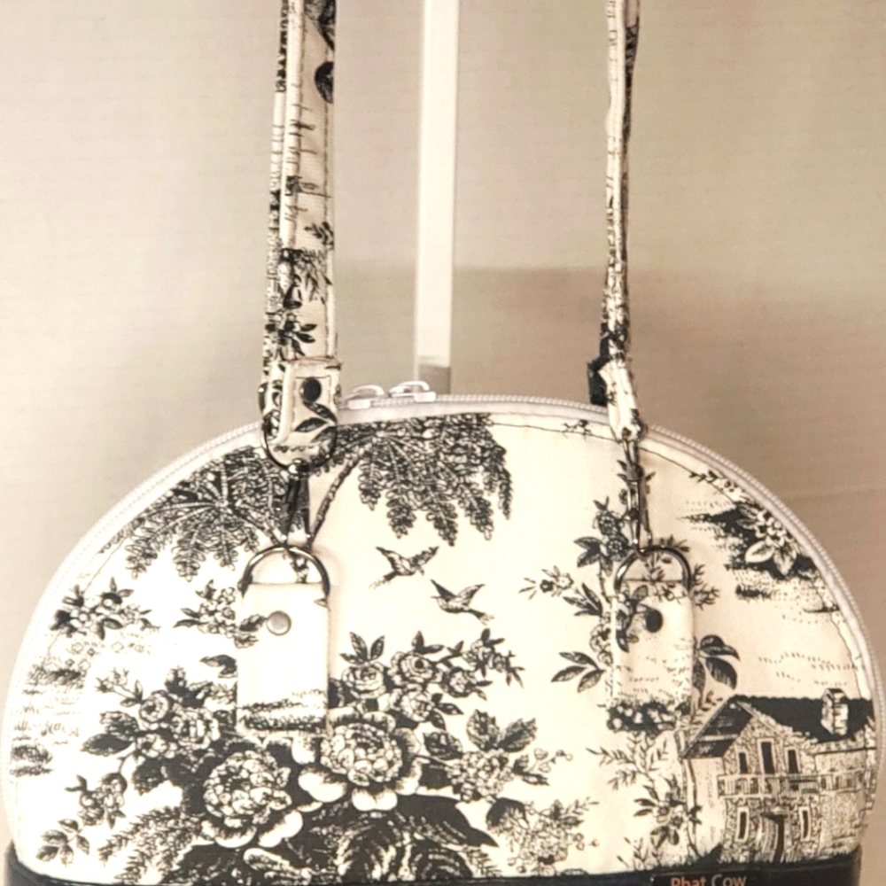 Handmade Black and White Women's Mini Handbag